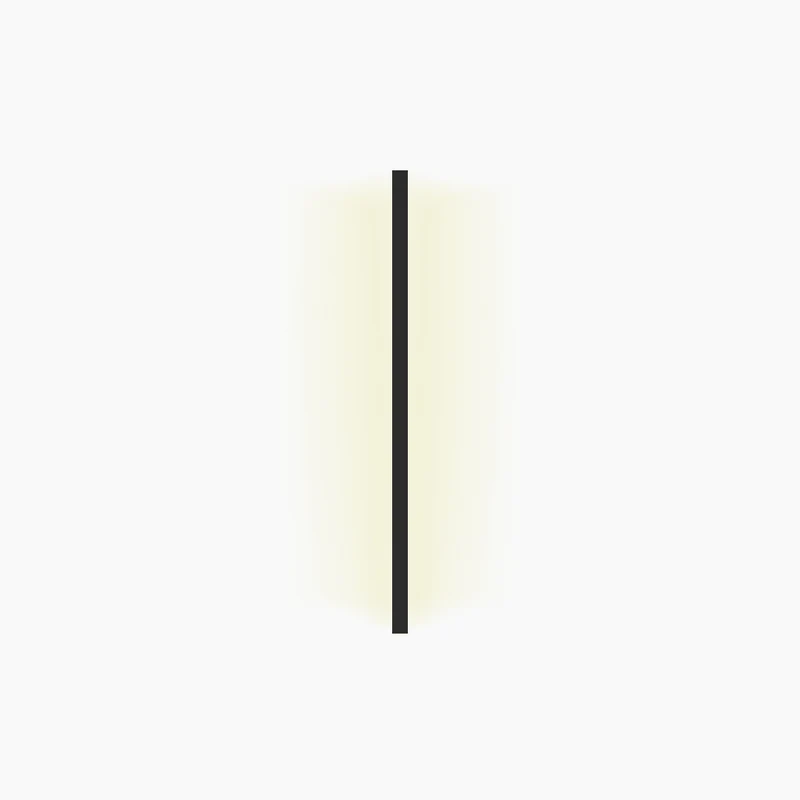 Wall Lamp Light Bar Minimalist Aluminum Linear LED, Black/White