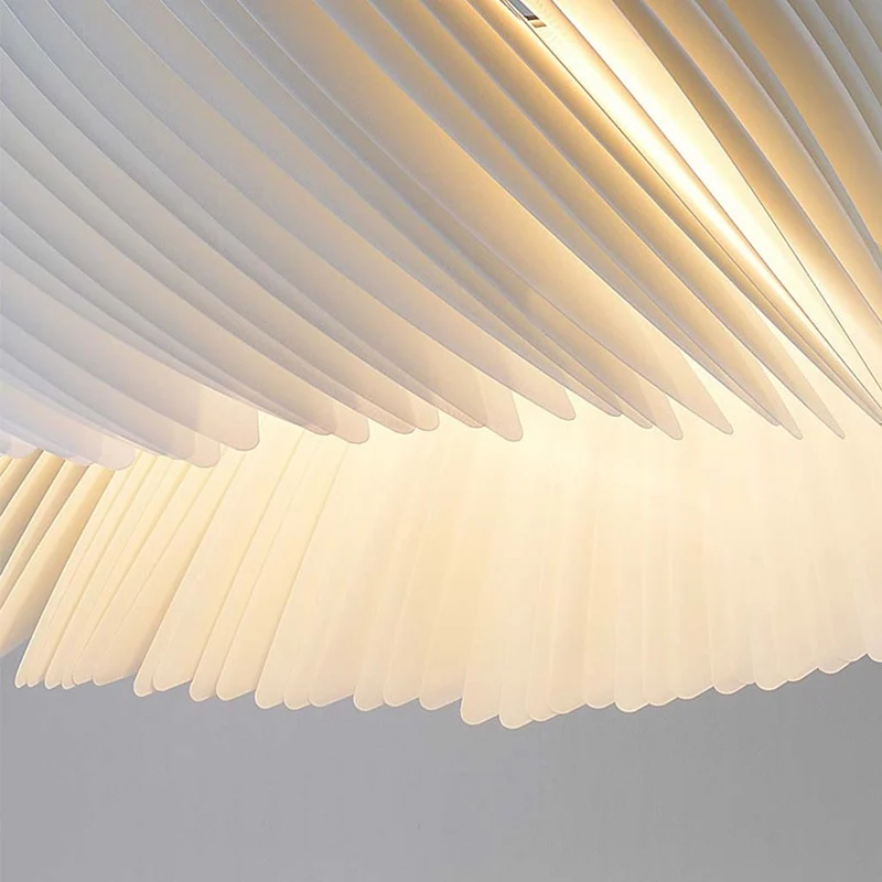 Pendant Chandelier Light Elegant Nordic Acrylic, White
