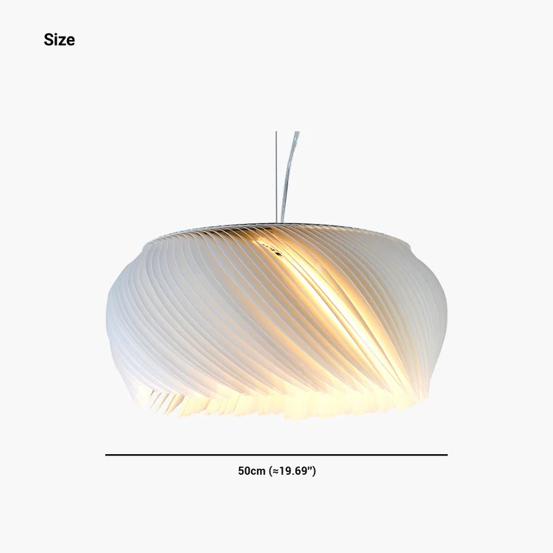 Pendant Chandelier Light Elegant Nordic Acrylic, White
