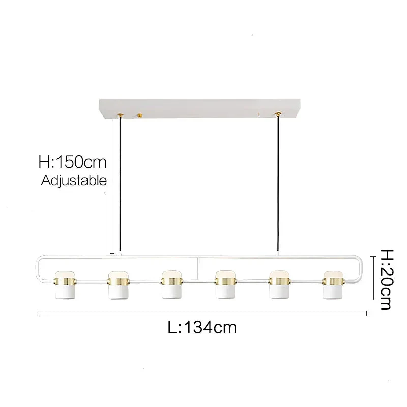Lineare Multispot-Pendelleuchte – Juriane