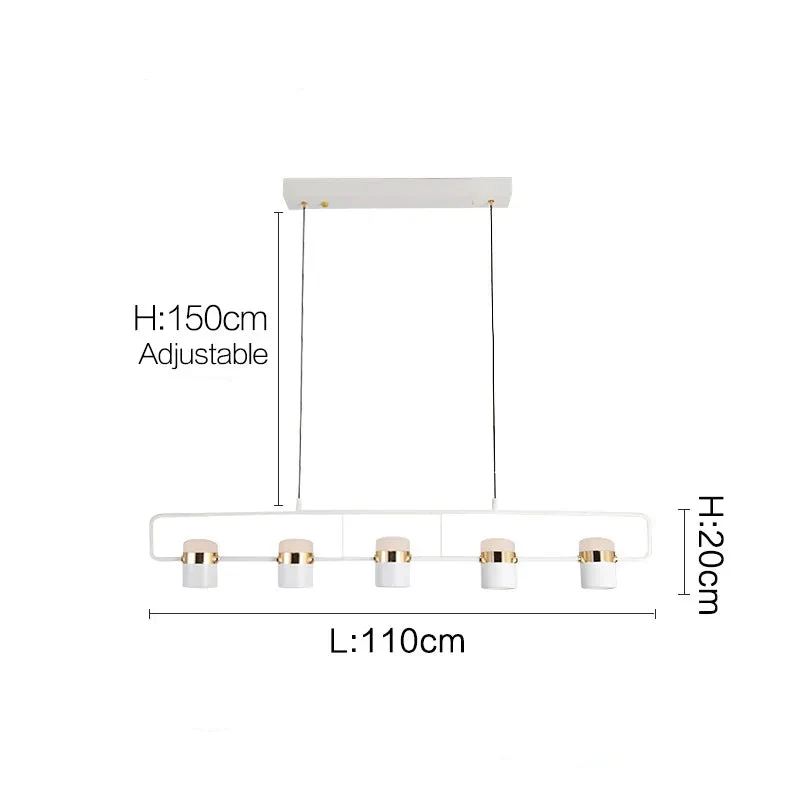 Lineare Multispot-Pendelleuchte – Juriane