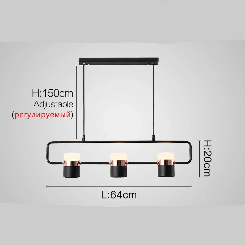 Lineare Multispot-Pendelleuchte – Juriane