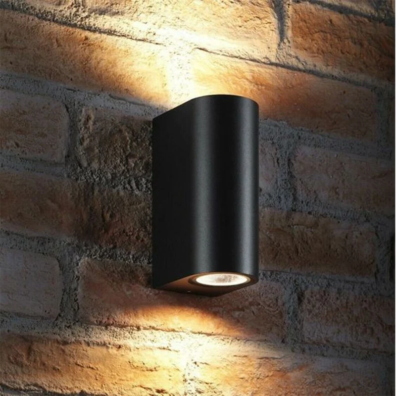 LED-Außenstrahler | Santa Barbara | IP44 | 2x GU10 | Schwarz