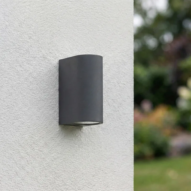 LED-Außenstrahler | Santa Barbara | IP44 | 2x GU10 | Anthrazit