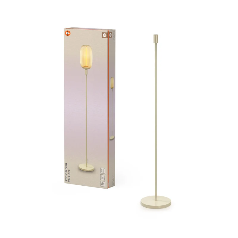 OSRAM Decor Stick Floor Beige Standleuchte Tall 146cm E27, ohne Leuchtmittel