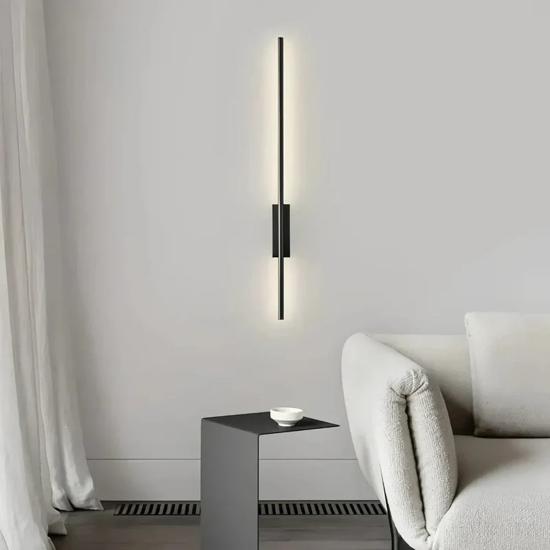 Längliche Wandleuchte modern für Wohnzimmer