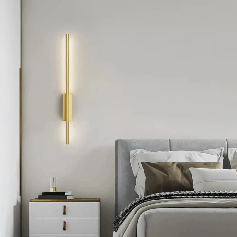 Längliche Wandleuchte modern für Wohnzimmer