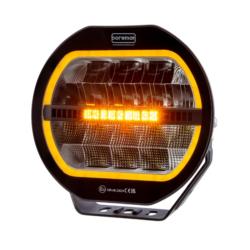 Boreman Halo LED-Fernscheinwerfer mit Blitzlicht