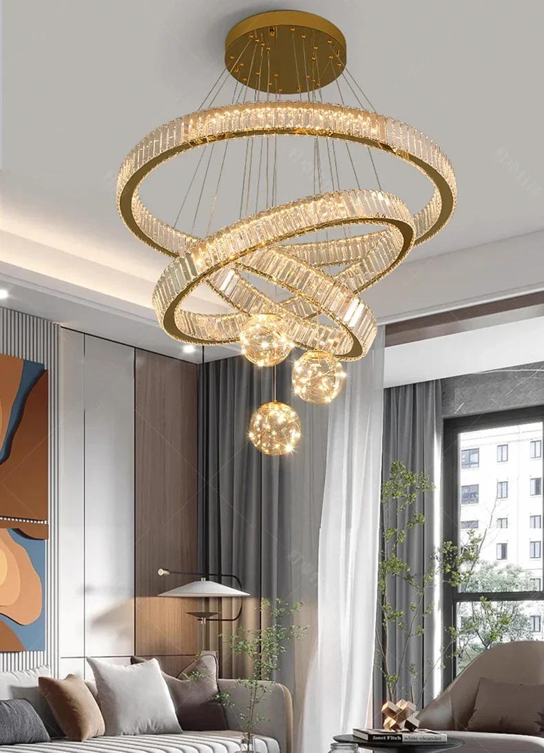 Moderner Kristallleuchter für Wohnzimmer und Esszimmer – Cristarion