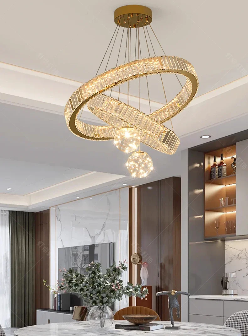 Moderner Kristallleuchter für Wohnzimmer und Esszimmer – Cristarion
