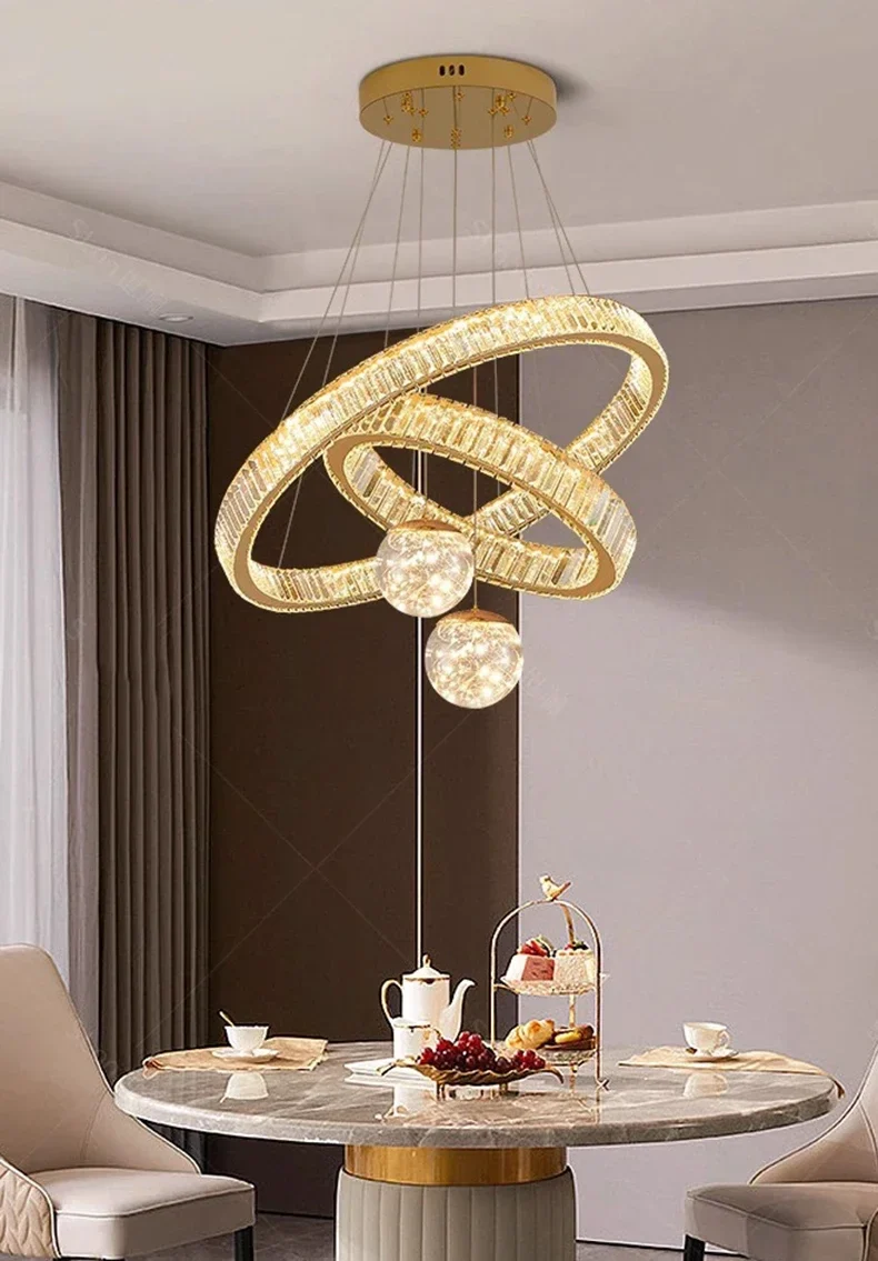 Moderner Kristallleuchter für Wohnzimmer und Esszimmer – Cristarion