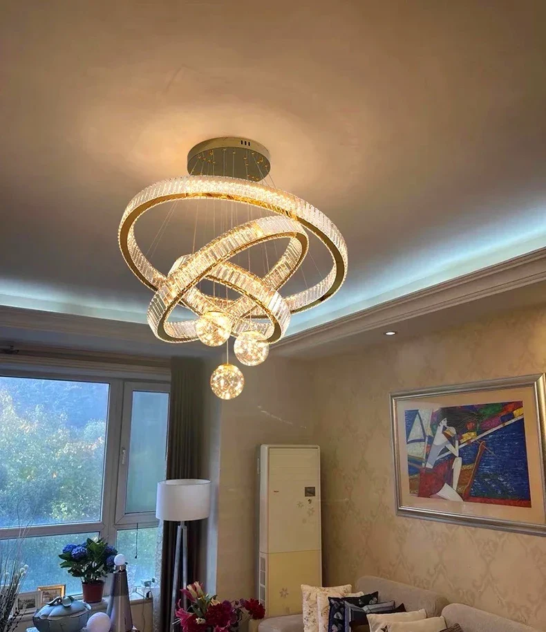 Moderner Kristallleuchter für Wohnzimmer und Esszimmer – Cristarion