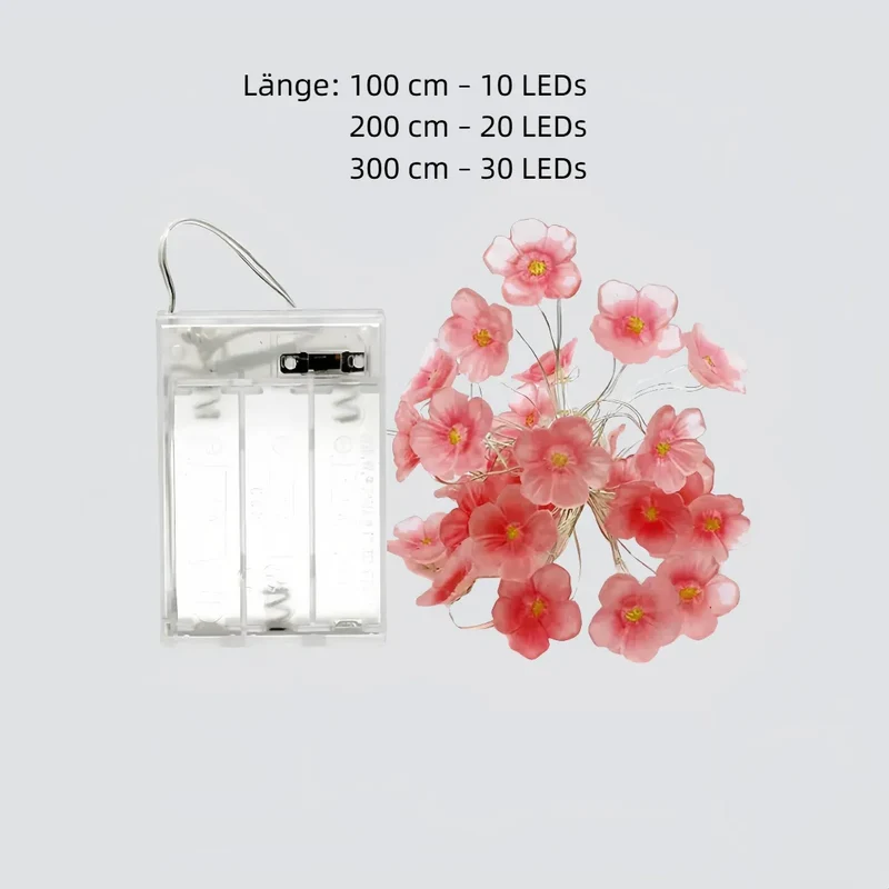 LED Blumenlichterkette für stimmungsvolle Dekoration