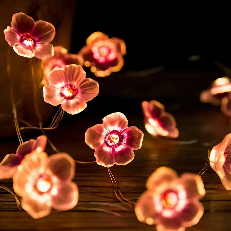 LED Blumenlichterkette für stimmungsvolle Dekoration