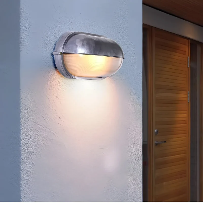 Maritime Außenwandleuchte aus Aluminium IP65 für Terrasse