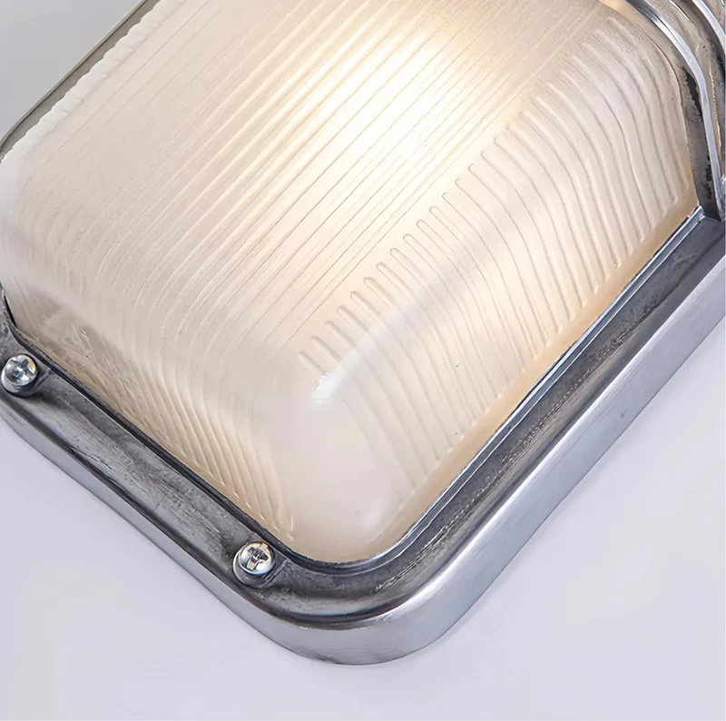 Maritime Außenwandleuchte aus Aluminium IP65 für Terrasse