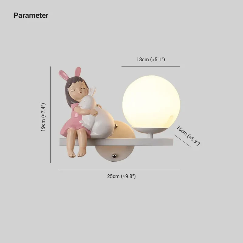 Niedliche LED Wandleuchte fürs Kinderzimmer