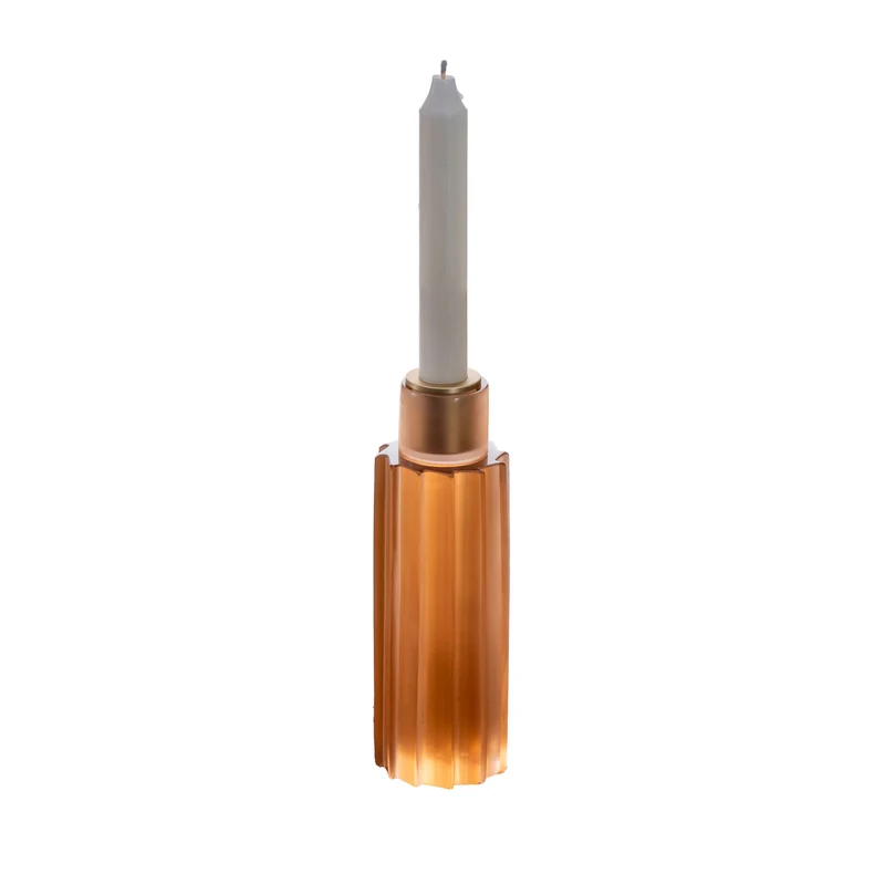 Murano Glass Candlestick LUME by Federico Peri for Purho