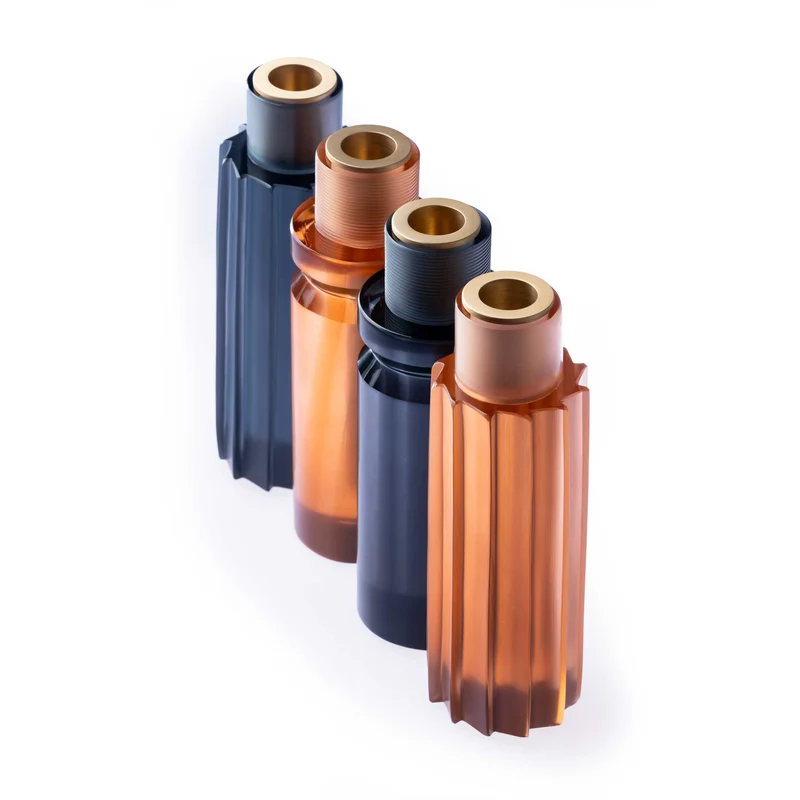 Murano Glass Candlestick LUME by Federico Peri for Purho