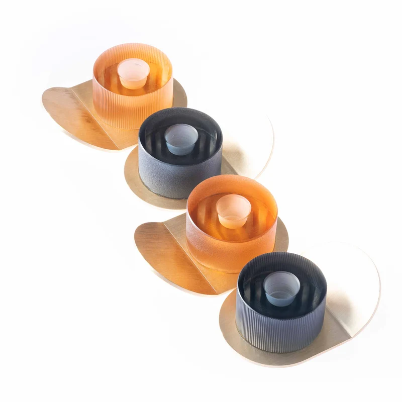 Murano Glass Candle Holder LUMINO by Federico Peri for Purho
