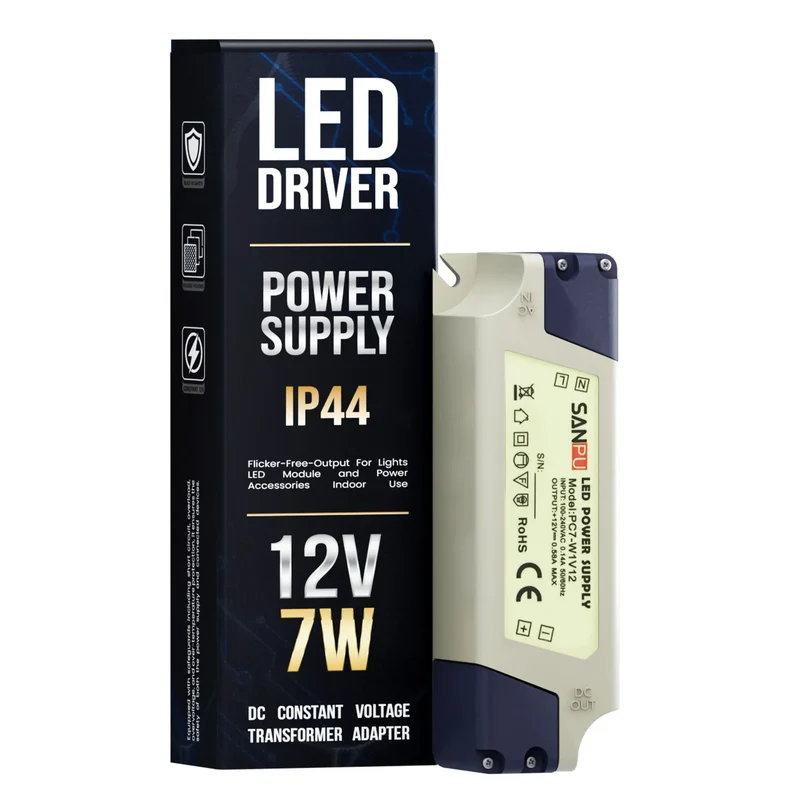 LED Treiber DC 12V Konstantspannung IP44 Netzteil Adapter 7W-60W ~ 3354