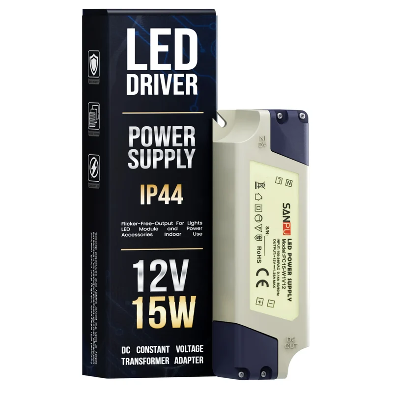 LED Treiber DC 12V Konstantspannung IP44 Netzteil Adapter 7W-60W ~ 3354