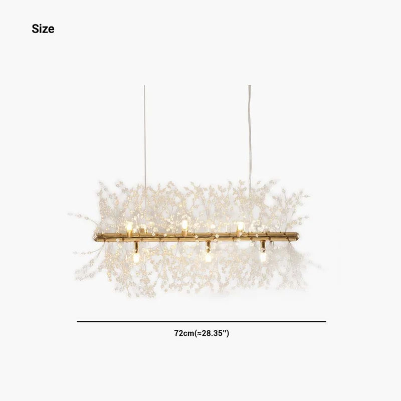 Chandelier Glamorous Dandelion Crystal, Gold/Silver