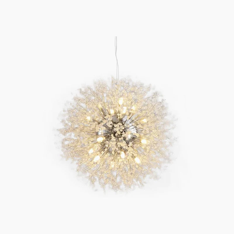 Chandelier Glamorous Dandelion Crystal, Gold/Silver