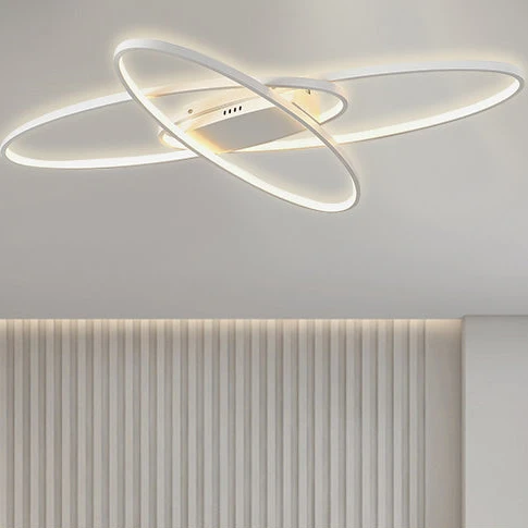 Moderne Deckenleuchte aus Aluminium für Wohnzimmer – Alunéa