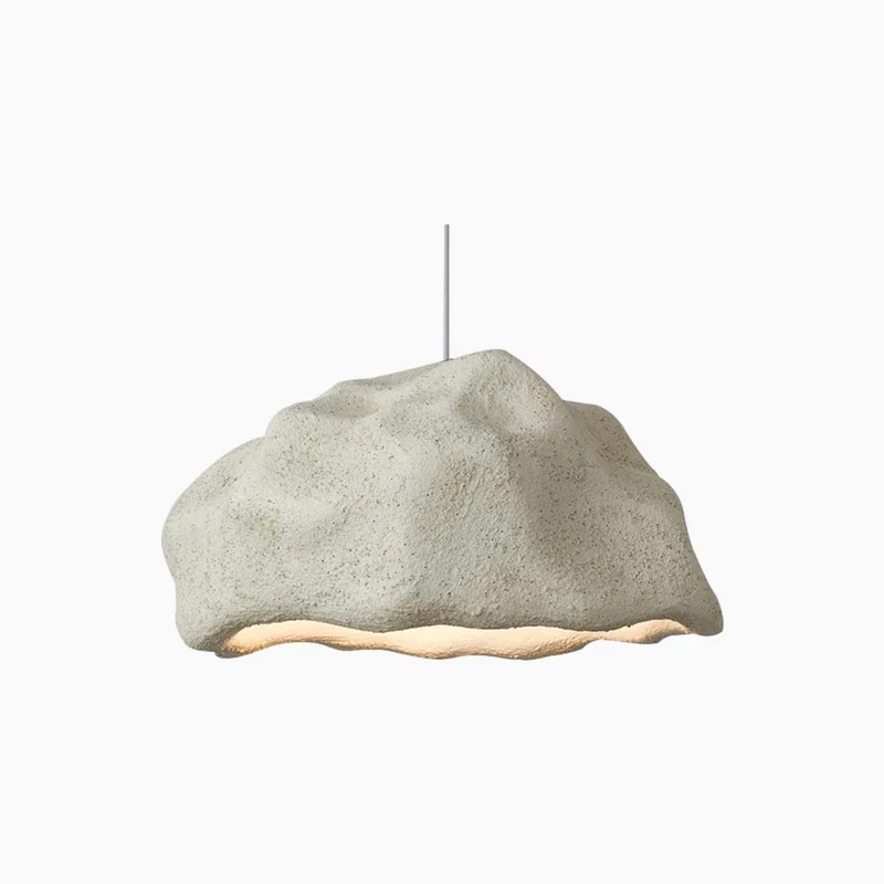 Pendant Light Japanese Wabi-Sabi Natural Rock, 4 Colors