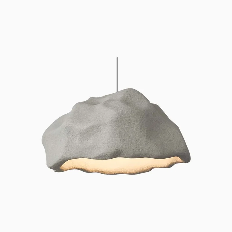 Pendant Light Japanese Wabi-Sabi Natural Rock, 4 Colors