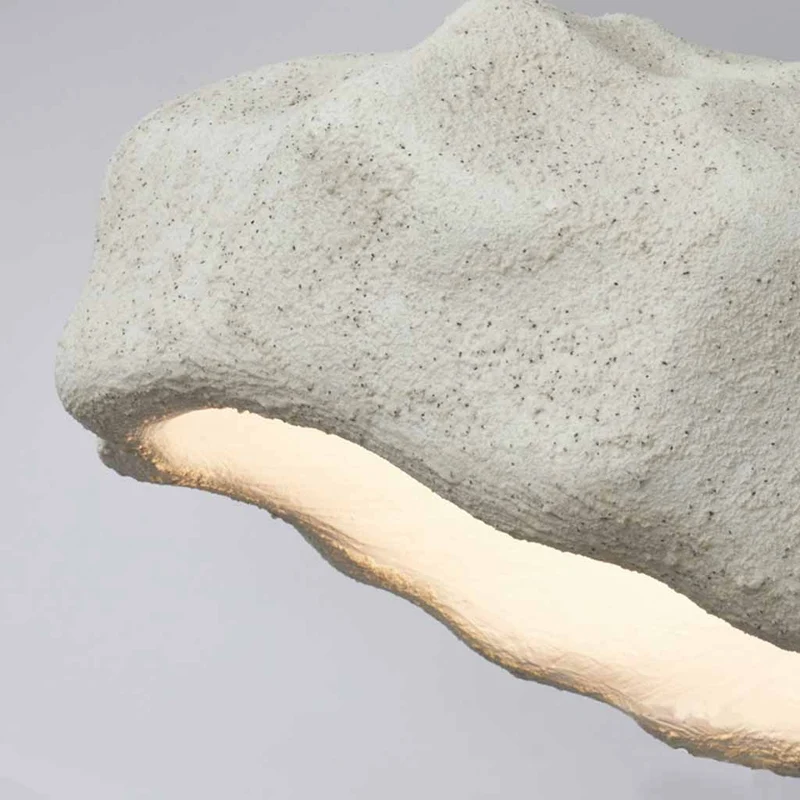 Pendant Light Japanese Wabi-Sabi Natural Rock, 4 Colors