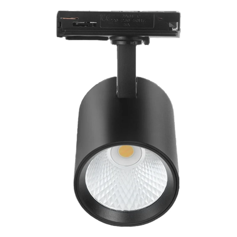 LED 1-Phasen Schienenstrahler | Panda | 10W | Schwarz | CCT – Einstellbare Lichtfarbe