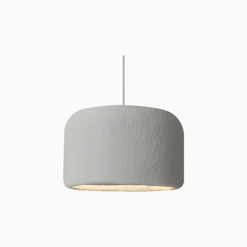 Pendant Light Minimalist Wabi-Sabi Round Drum, 3 Colors