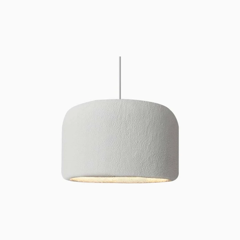 Pendant Light Minimalist Wabi-Sabi Round Drum, 3 Colors