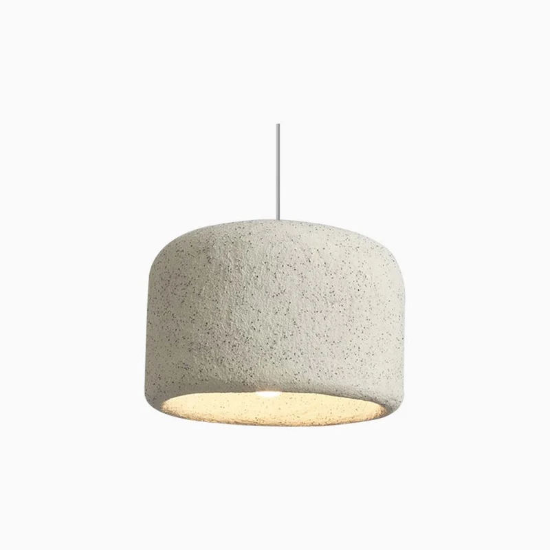 Pendant Light Minimalist Wabi-Sabi Round Drum, 3 Colors