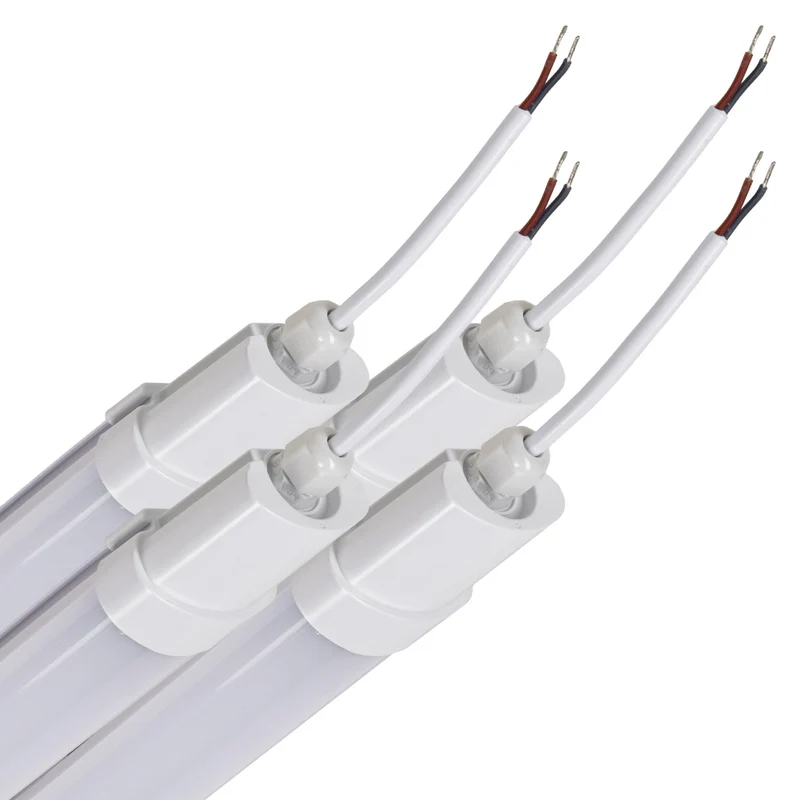 Feuchtraumleuchte LED 120cm 4-Pack IP65 18W 1900lm 4000K Neutralweiß - werkstattlampe, garagenlampe, kellerlampe, neonröhre, leuchtstoffröhre, kellerleuchte [Energieklasse F] - LED's Light