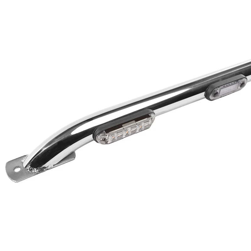TRACTABAR Langer Dachträger mit 3 x LED-Begrenzungsleuchten und 2 x Blitzleuchten