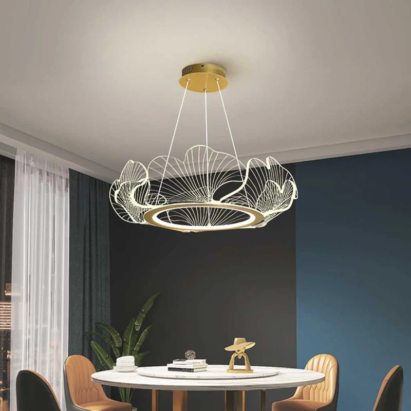 Chandelier Modern Luxury Elegant Acrylic, Butterfly/Leaf