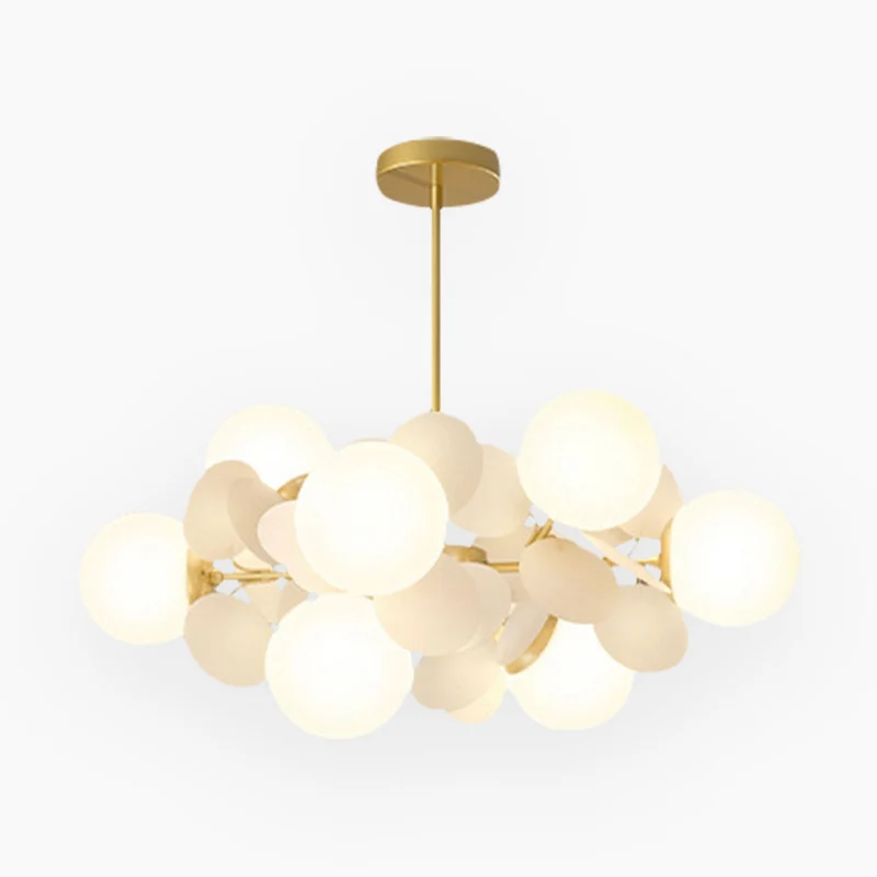 Chandelier Modern Artistic Opal Colorful Branch