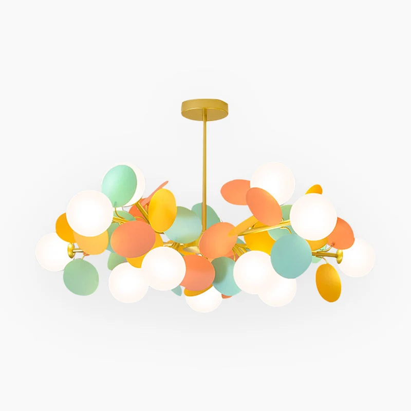 Chandelier Modern Artistic Opal Colorful Branch