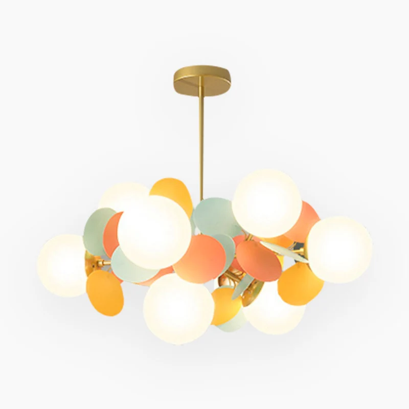 Chandelier Modern Artistic Opal Colorful Branch