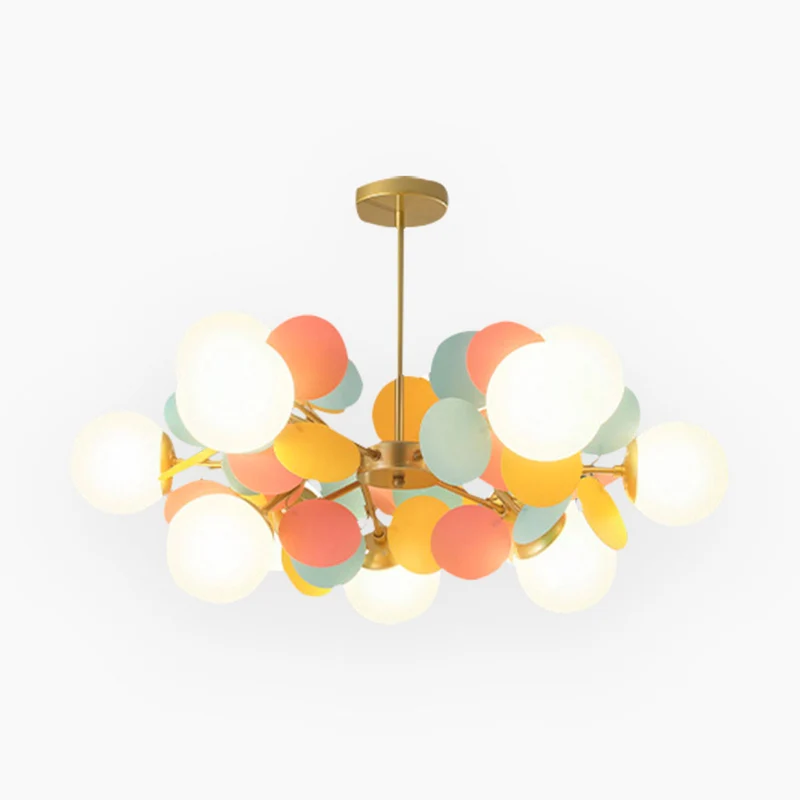 Chandelier Modern Artistic Opal Colorful Branch