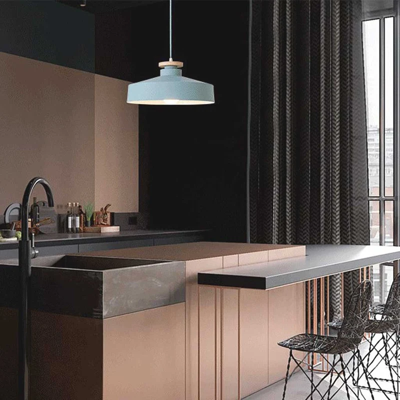 Pendant Ceiling Light Nordic Minimalist Macaron, 8 Colors