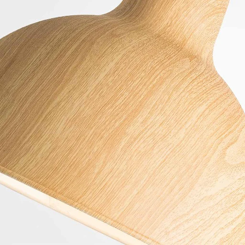 Pendant Light Modern Japanese Dome, Wood Effect