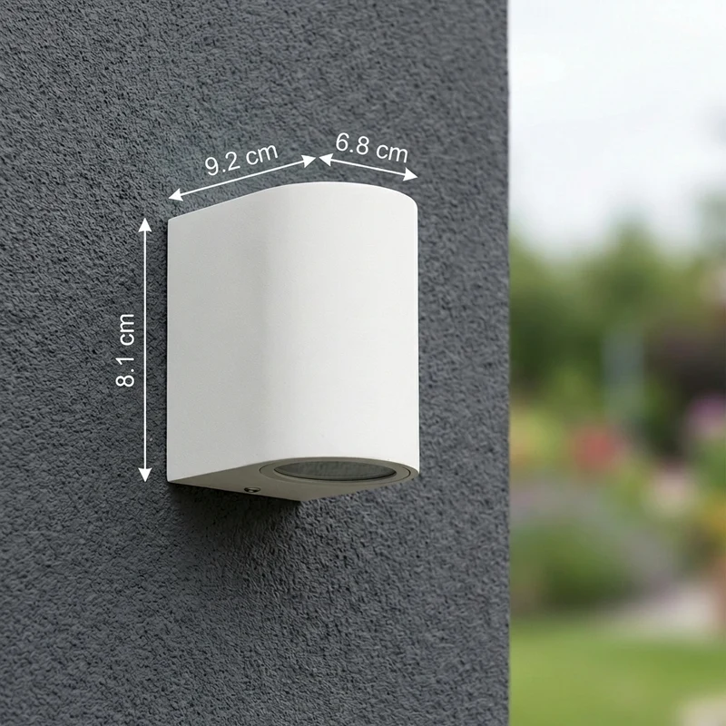 LED-Außenstrahler GU10 | Sacramento | IP44 | Weiß