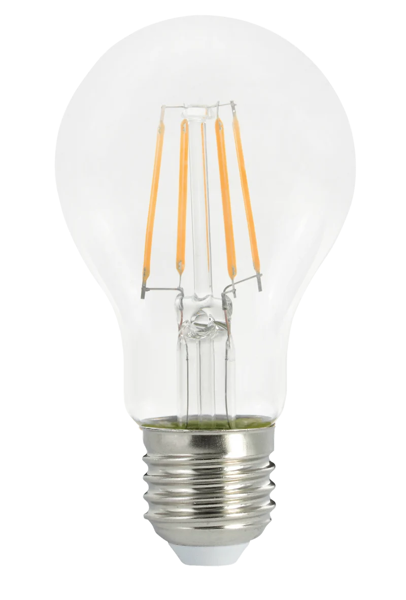 LED Filament Lampe Classic A60 E27 120° 7W 806lm 2700K warmweiß Klar - LED's Light