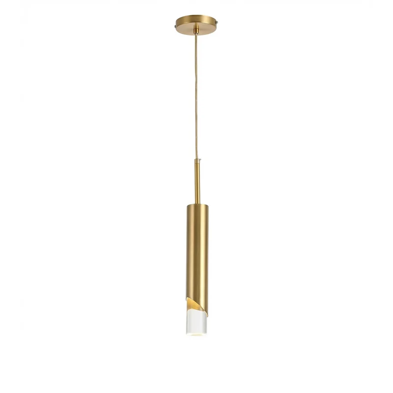 Gold-Aluminium-Pendelleuchte mit modernem LED-Design – Innicio