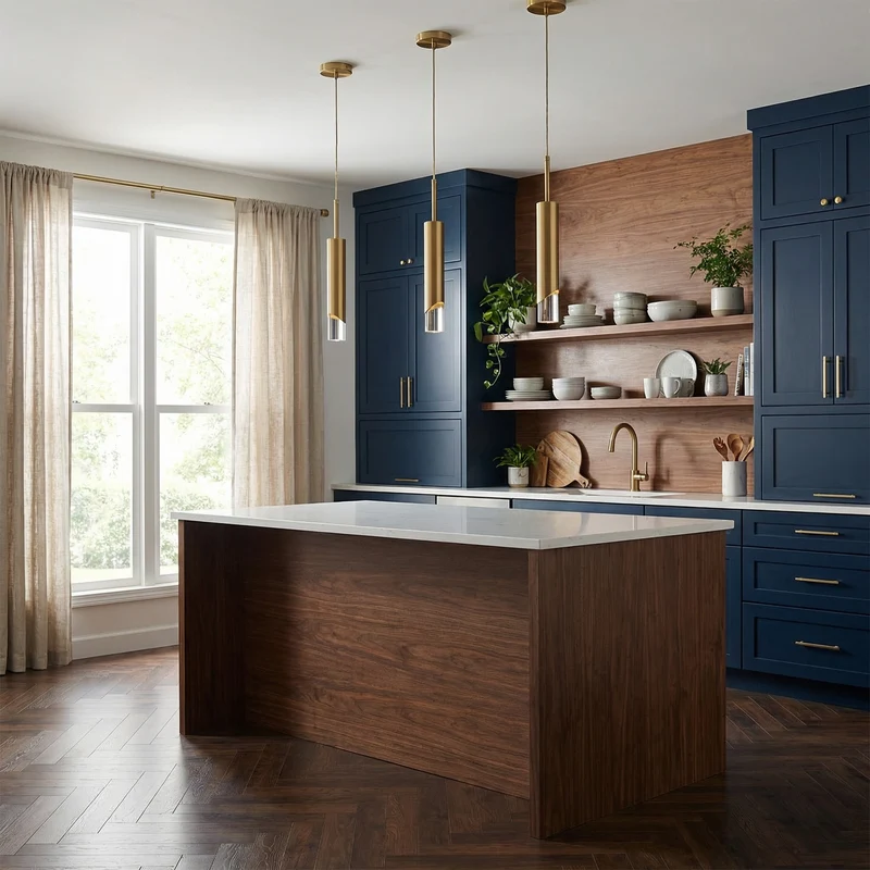 Gold-Aluminium-Pendelleuchte mit modernem LED-Design – Innicio