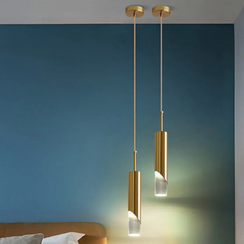 Gold-Aluminium-Pendelleuchte mit modernem LED-Design – Innicio